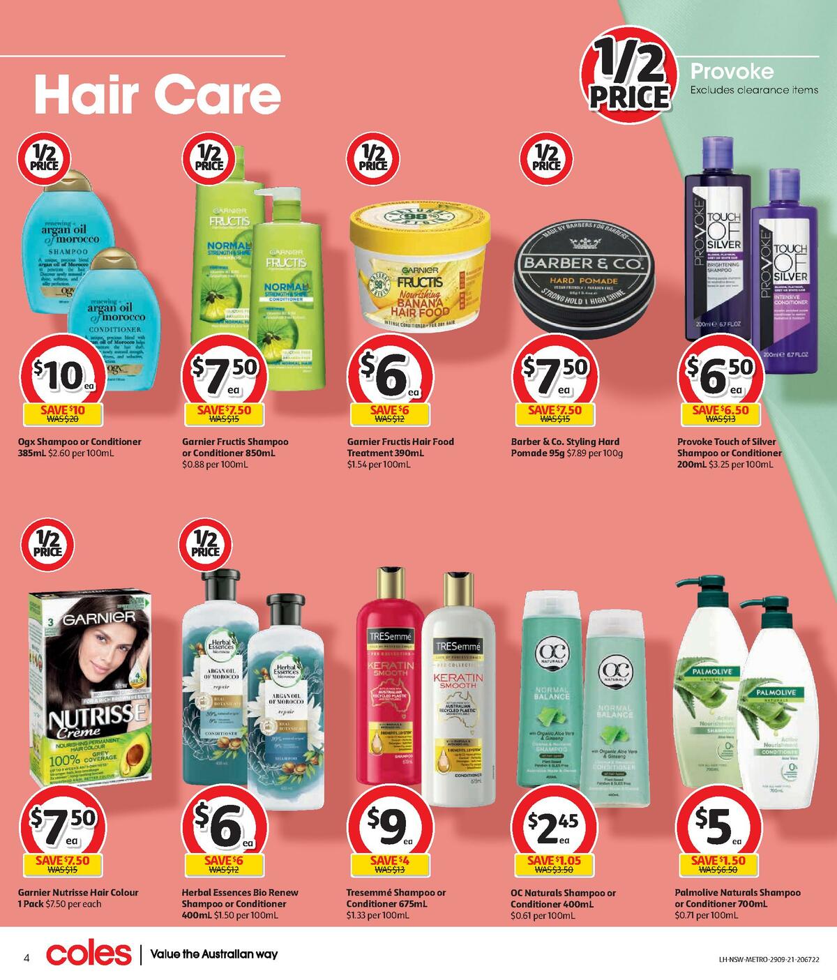 Coles Health & Beauty Catalogues from 29 September