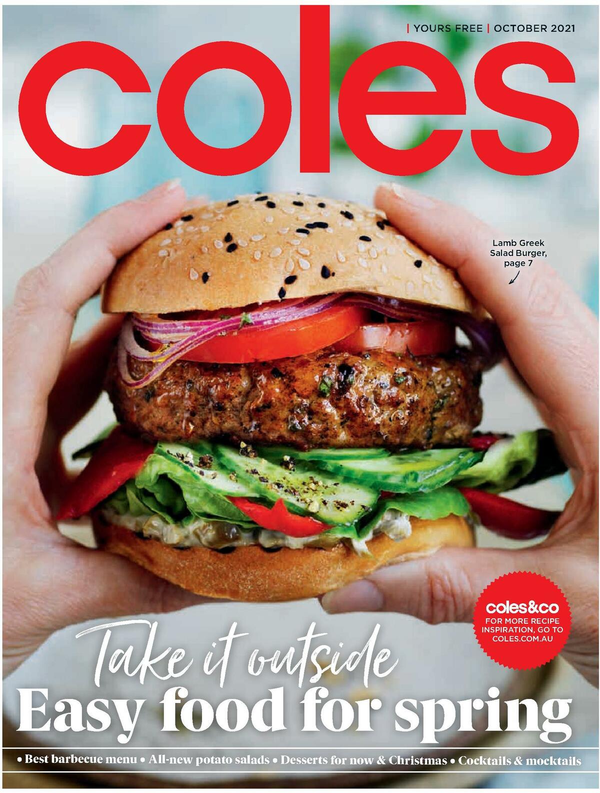 Coles Magazine October Catalogues from 1 October