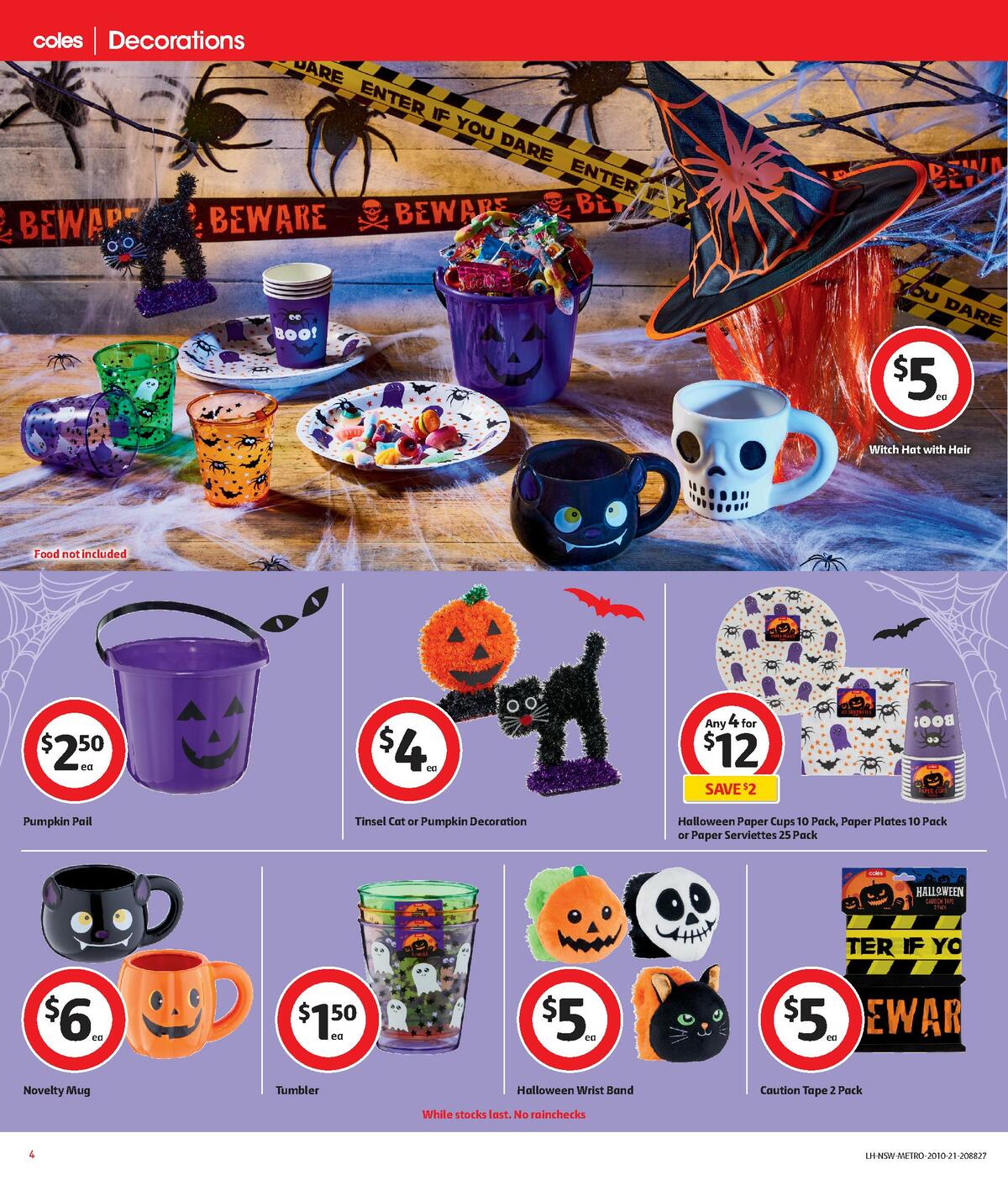 Coles Spooky Halloween Catalogues from 20 October
