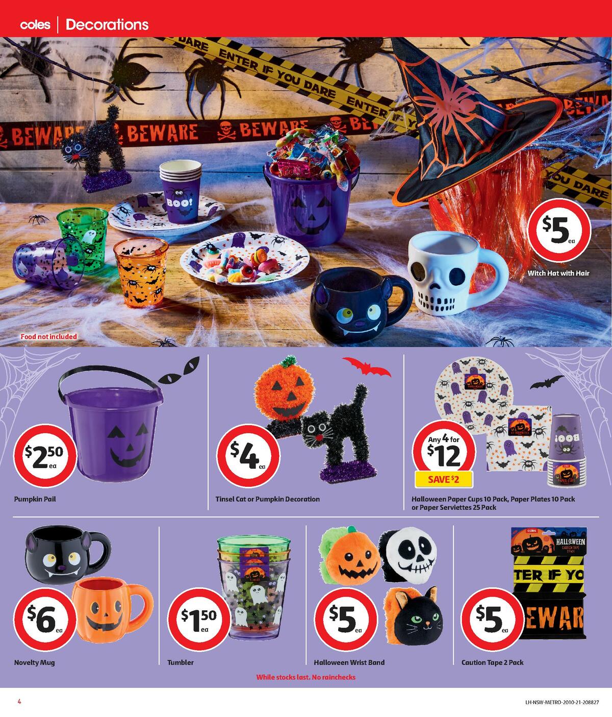 Coles Spooky Halloween Catalogues from 20 October
