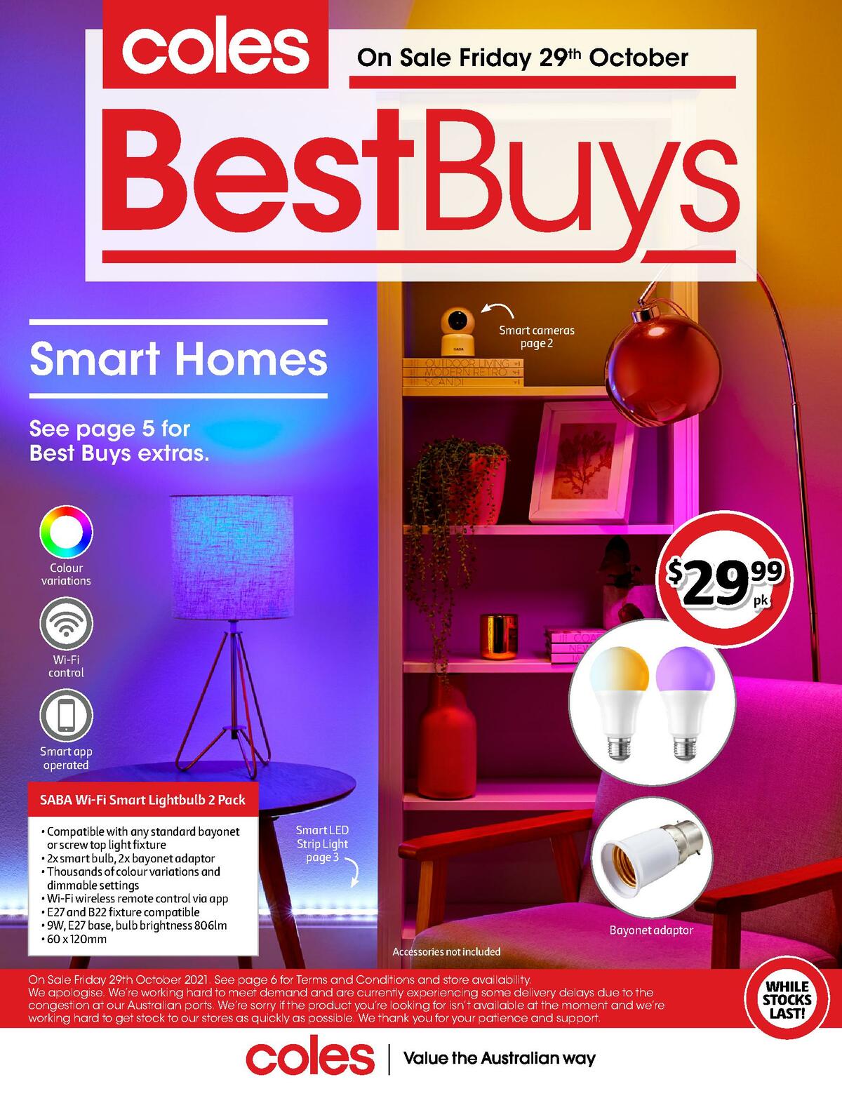 Coles Best Buys - Smart Homes Catalogues from 29 October