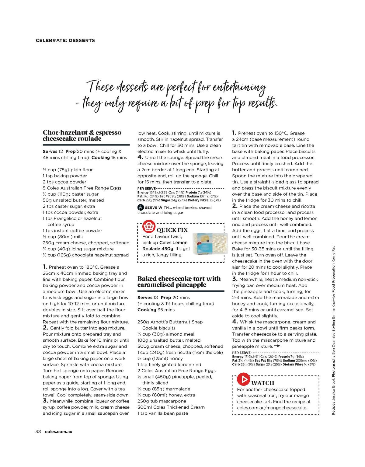 Coles Magazine November Catalogues from 1 November