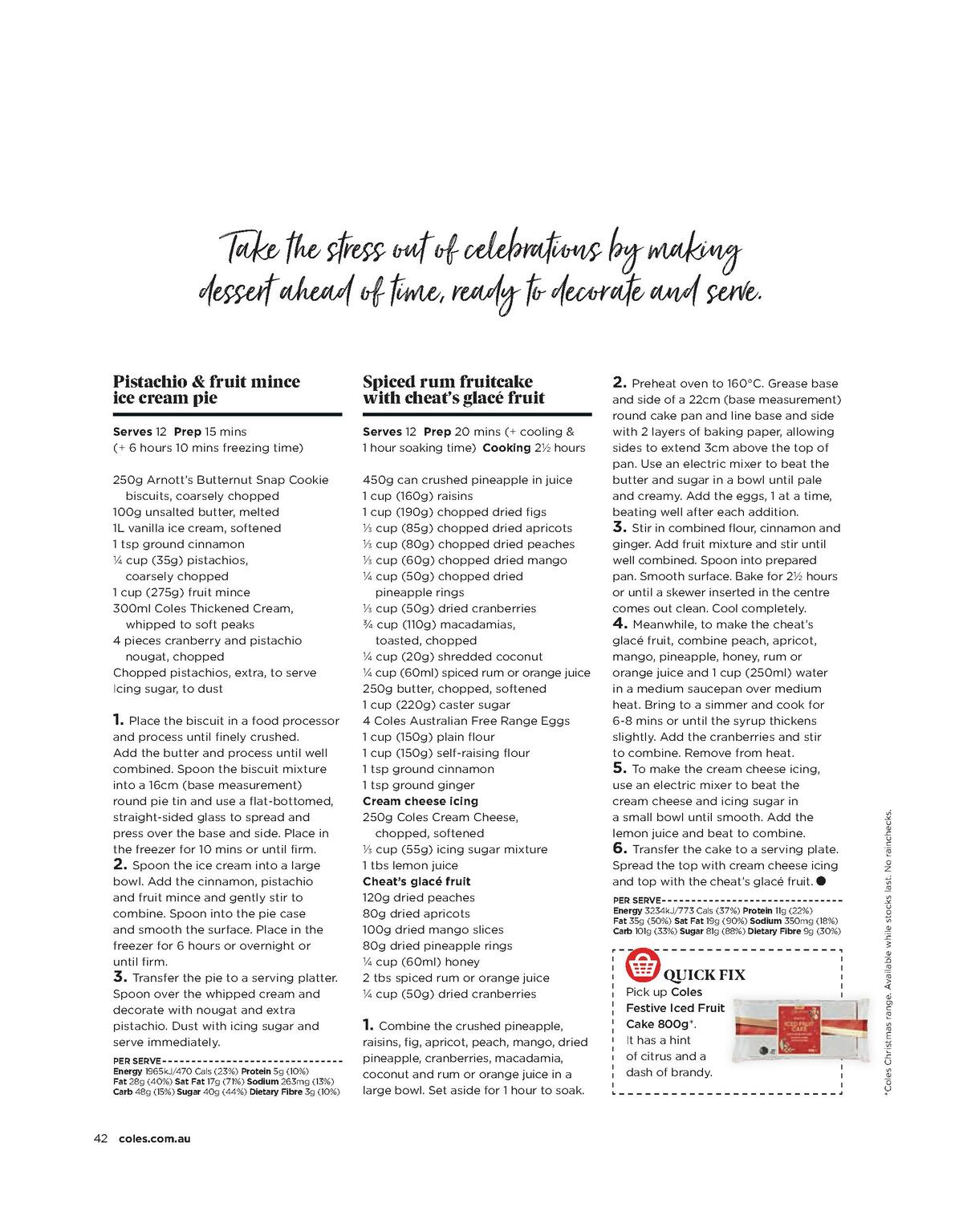 Coles Magazine November Catalogues from 1 November