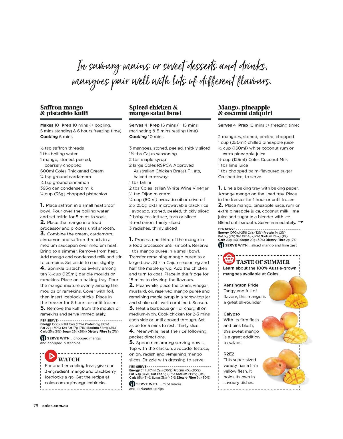 Coles Magazine November Catalogues from 1 November