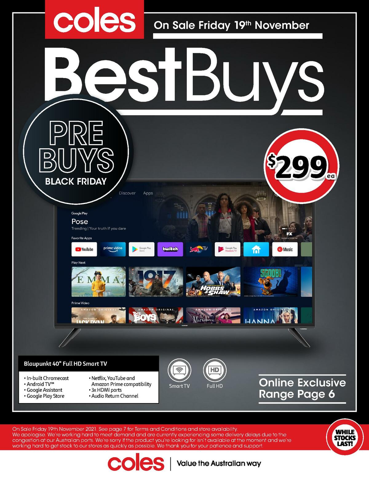 Coles Best Buys - Pre Buys Black Friday Catalogues from 19 November