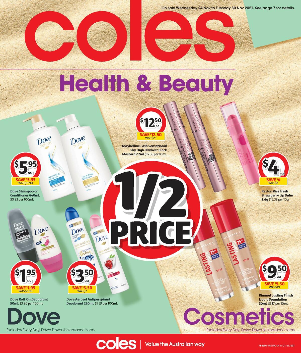 Coles Health & Beauty Catalogues from November 24