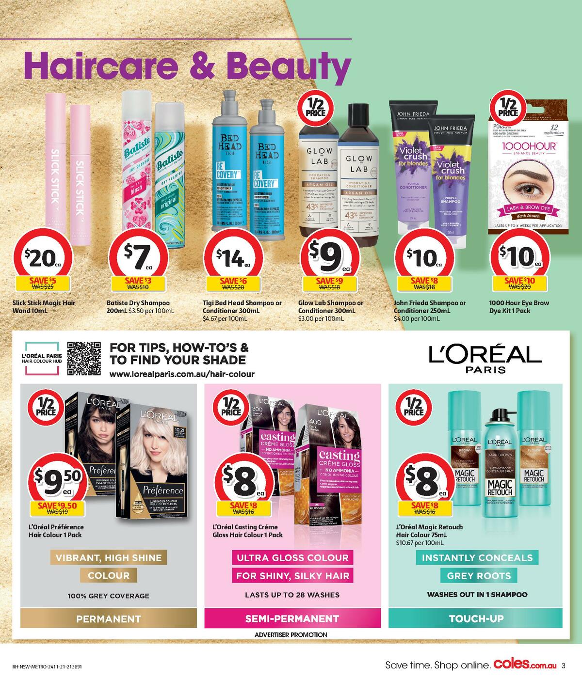 Coles Health & Beauty Catalogues from 24 November