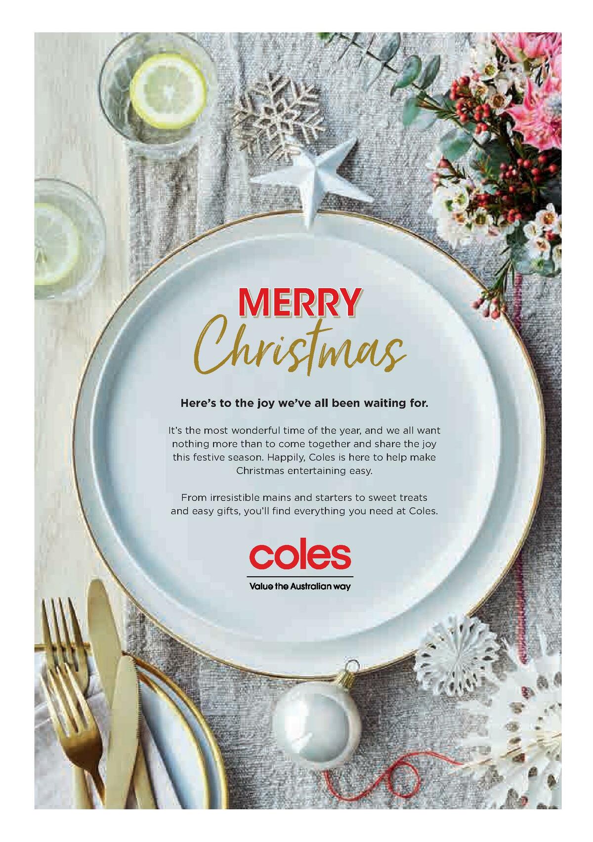 Coles Magazine December Catalogues from 1 December