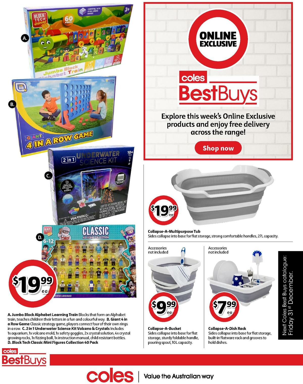 Coles Best Buys - Outdoor & Home Tech Catalogues from 17 December