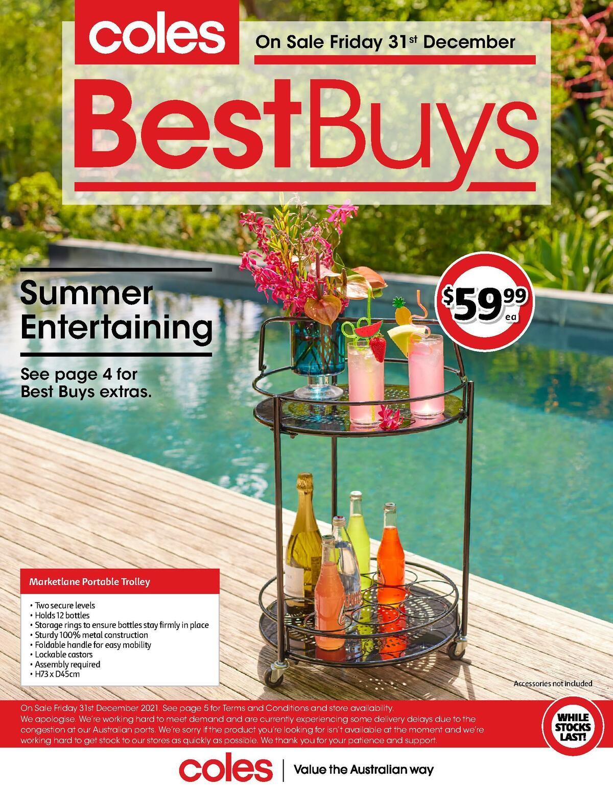 Coles Best Buys - Summer Entertaining Catalogues from 31 December