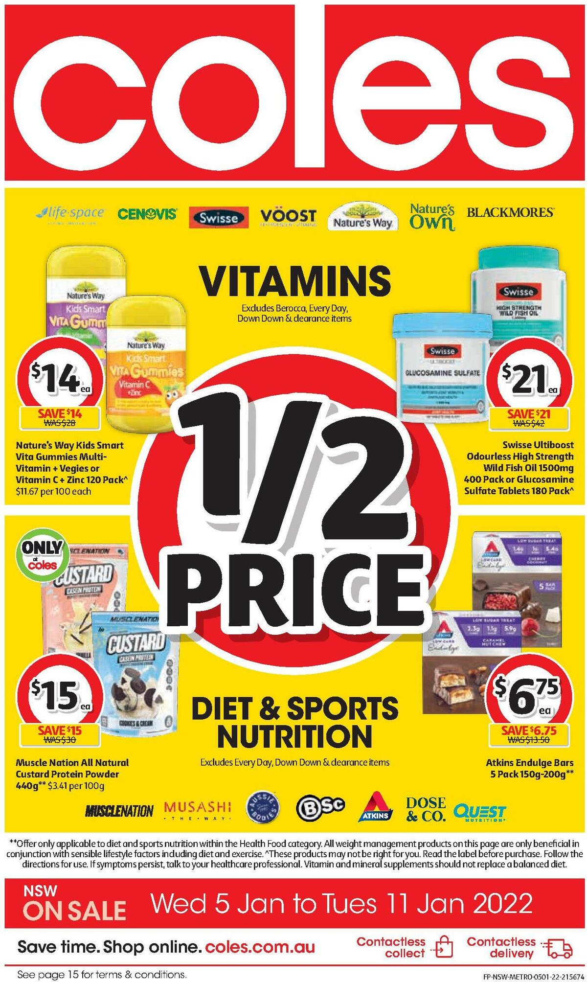 Coles Catalogues from 5 January