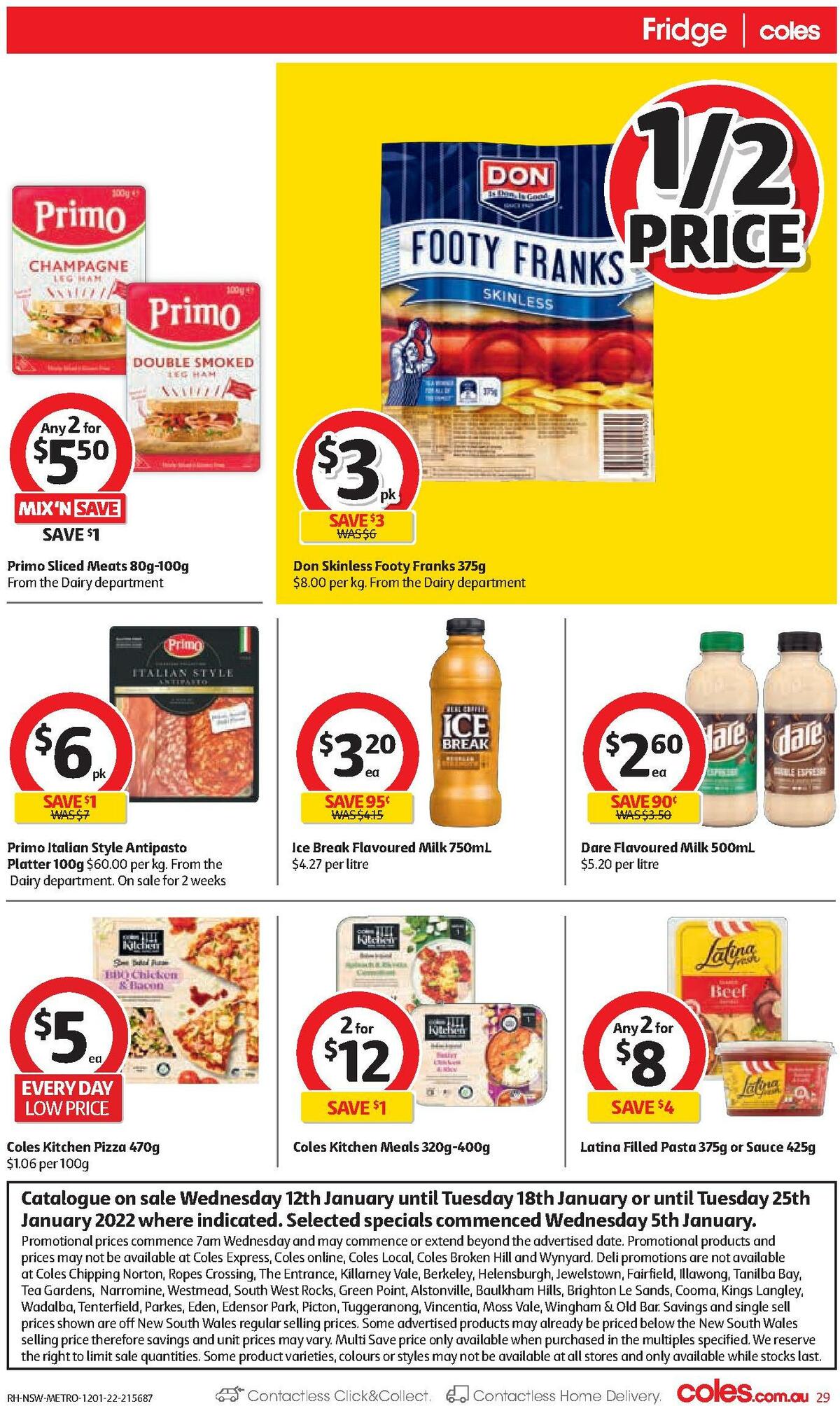 Coles Catalogues from 12 January