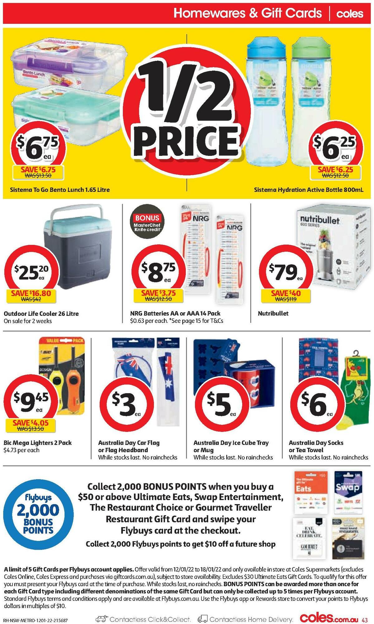 Coles Catalogues from 12 January