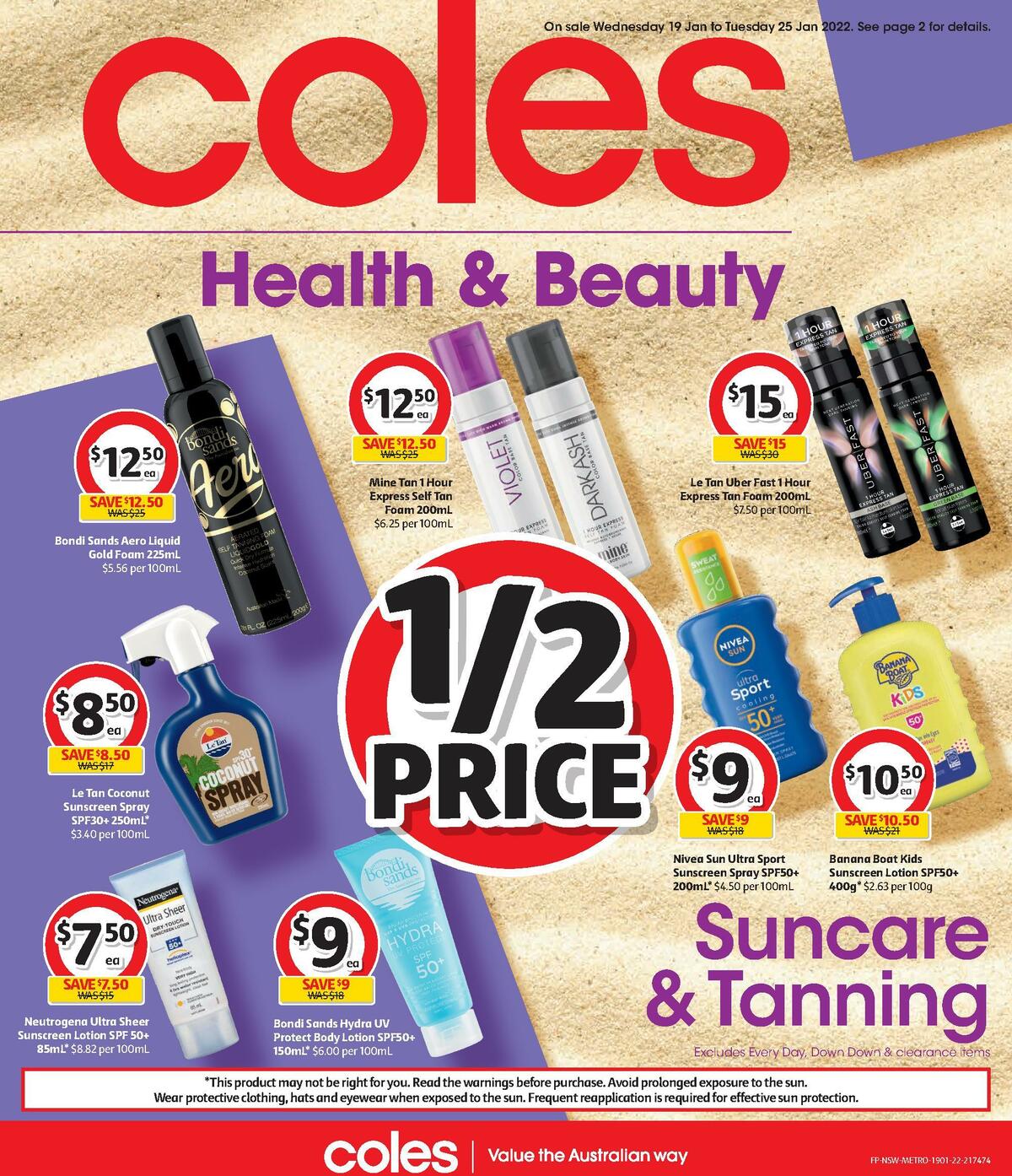 Coles Health & Beauty Catalogues from 19 January