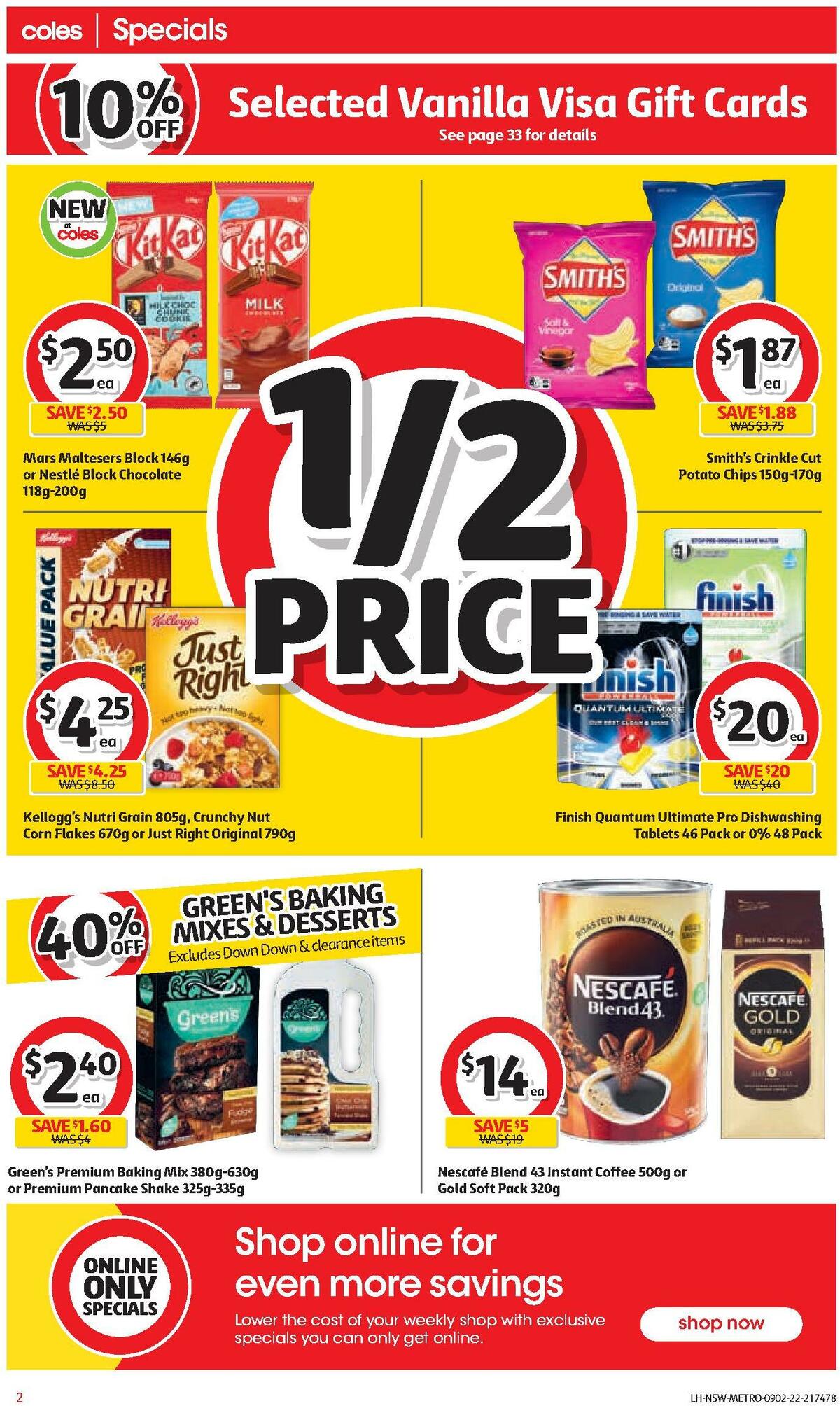 Coles Catalogues from 9 February