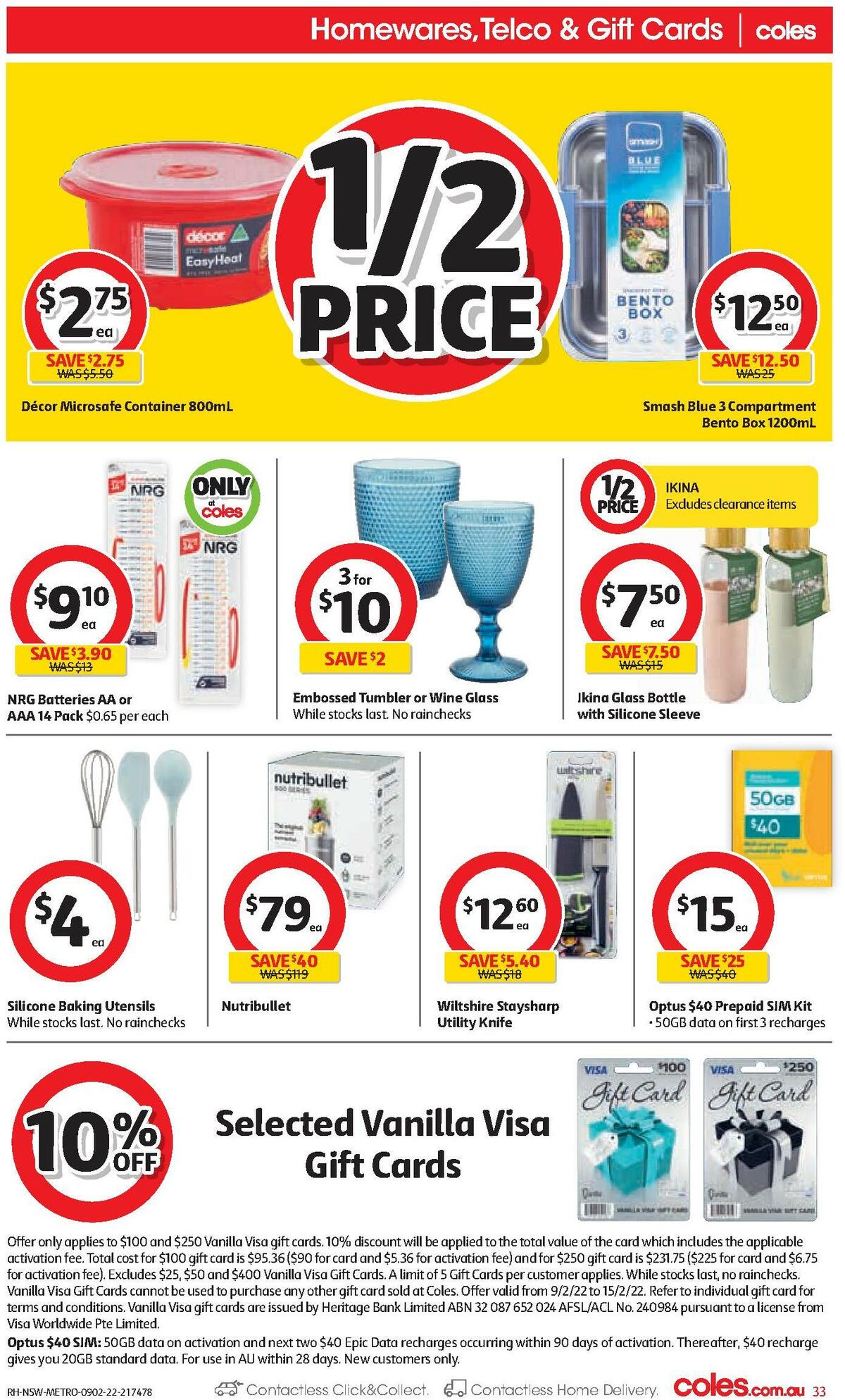 Coles Catalogues from 9 February