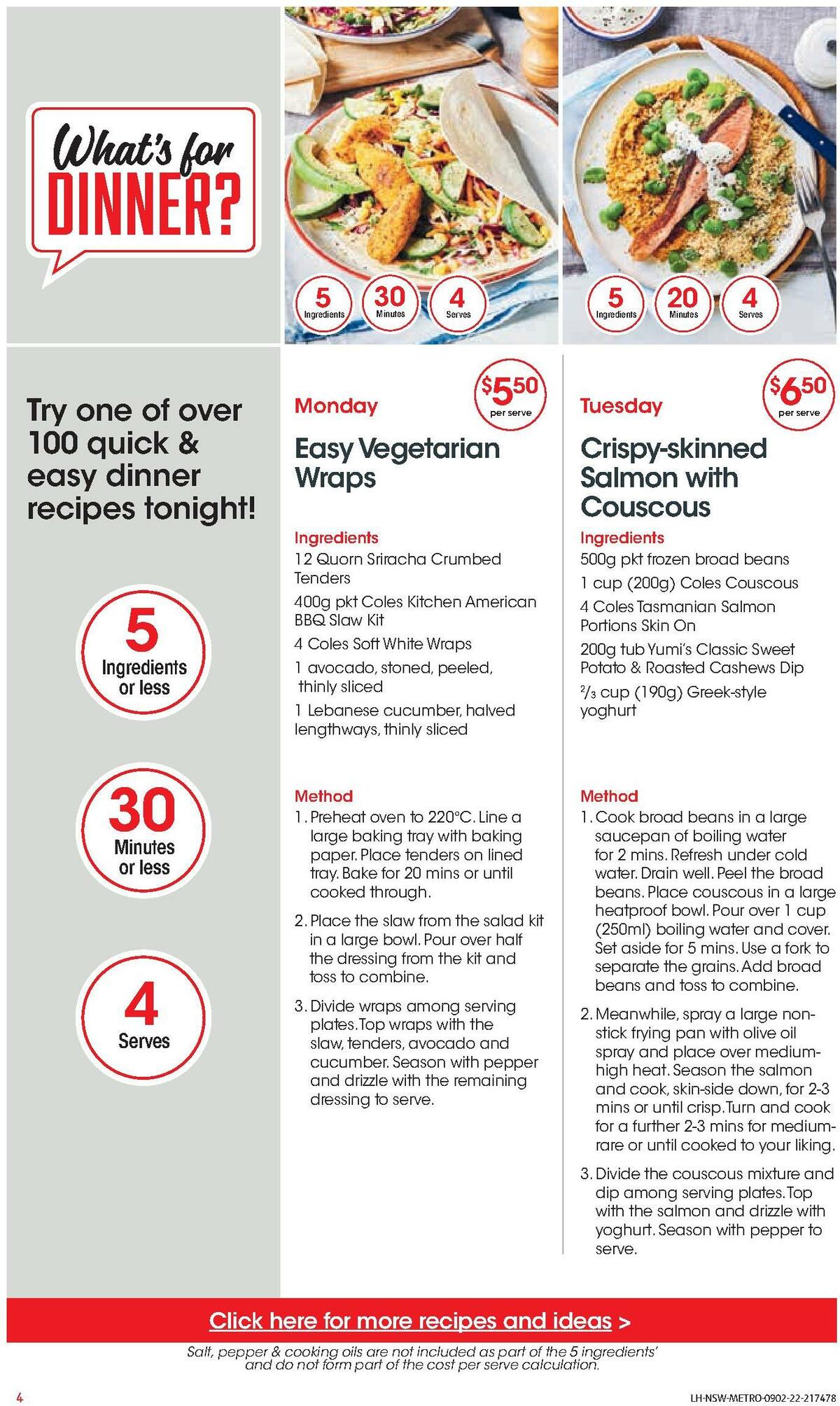 Coles Catalogues from 9 February