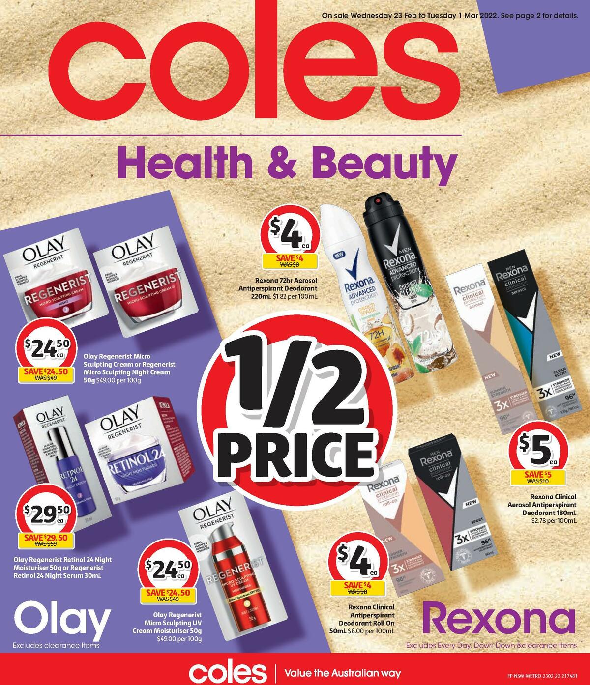 Coles Health & Beauty Catalogues from 23 February