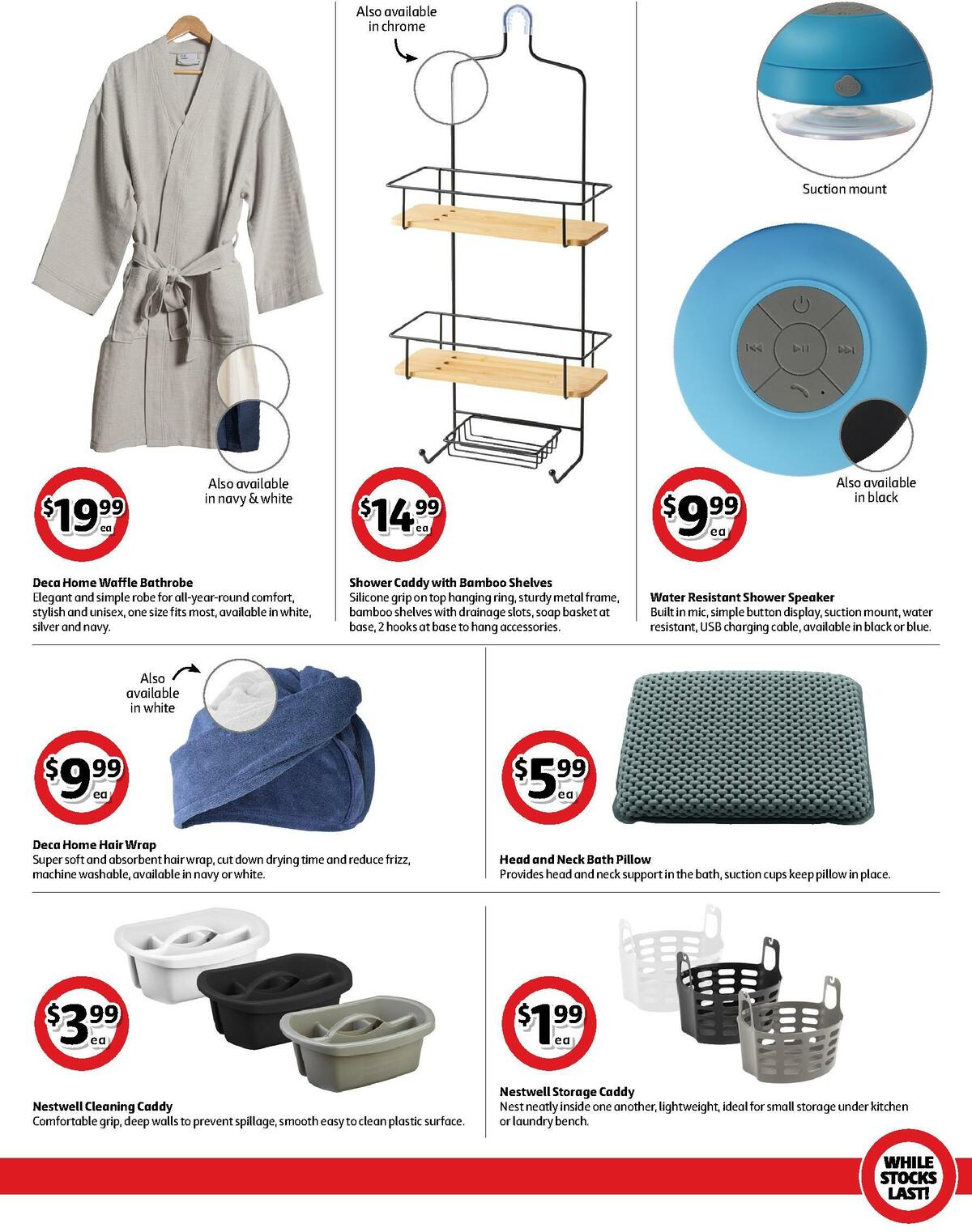 Coles Best Buys - Laundry & Bathroom Catalogues from 4 March