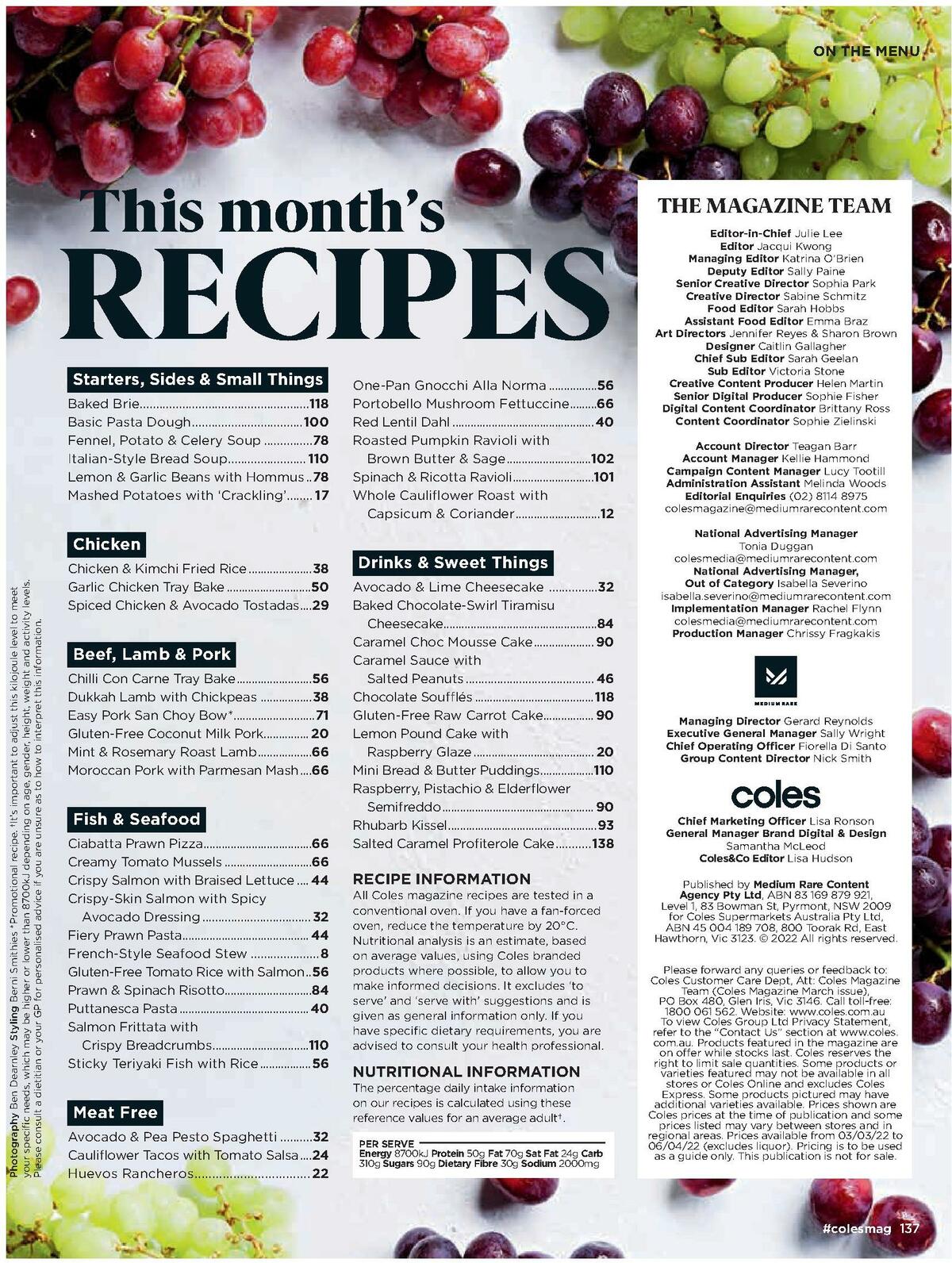 Coles Magazine March Catalogues from 1 March