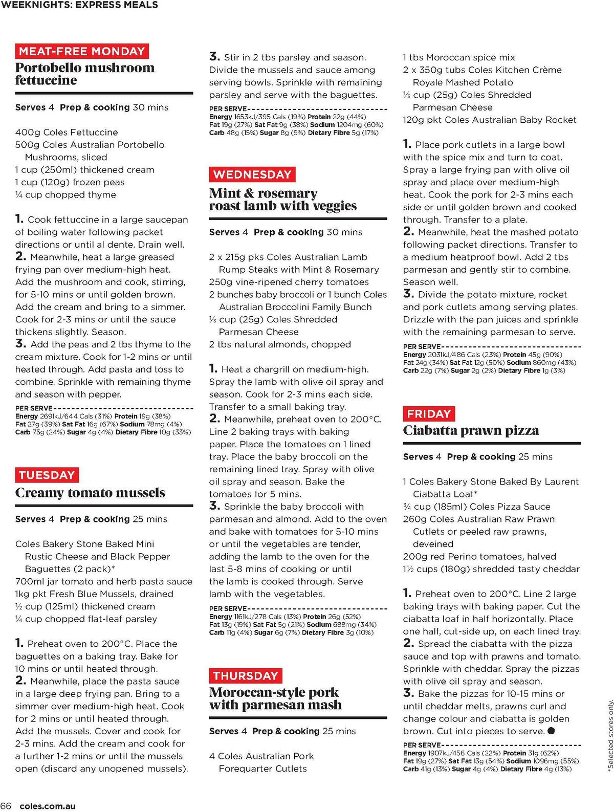 Coles Magazine March Catalogues from 1 March