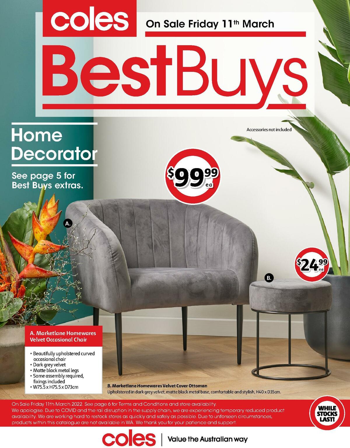Coles Best Buys - Home Decorator Catalogues from 11 March