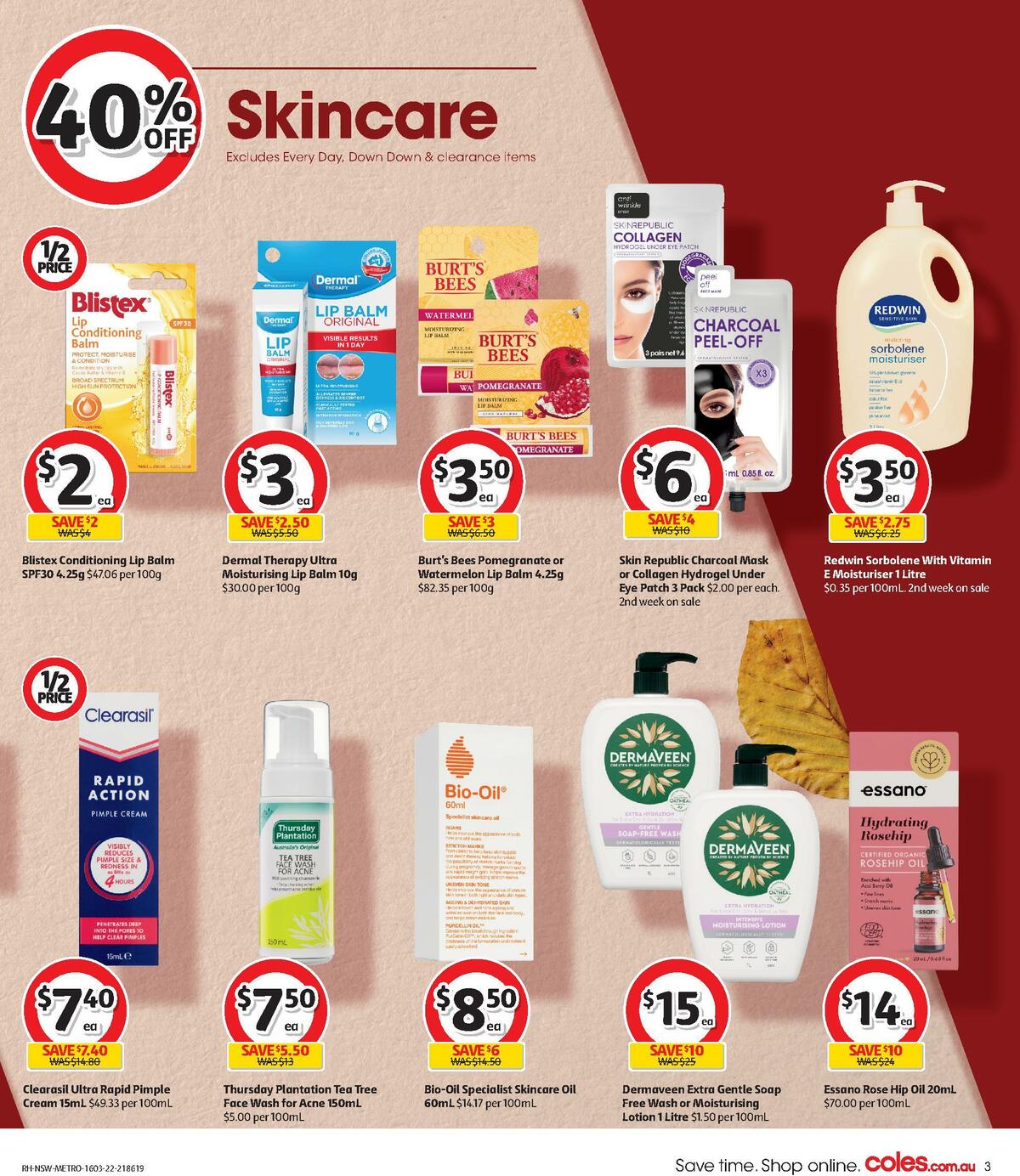 Coles Health & Beauty Catalogues from 16 March