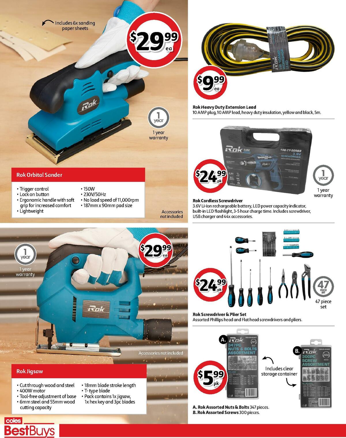 Coles Best Buys - DIY & Tools Catalogues from 25 March