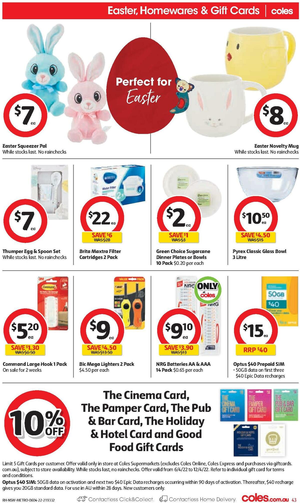Coles Catalogues from 6 April