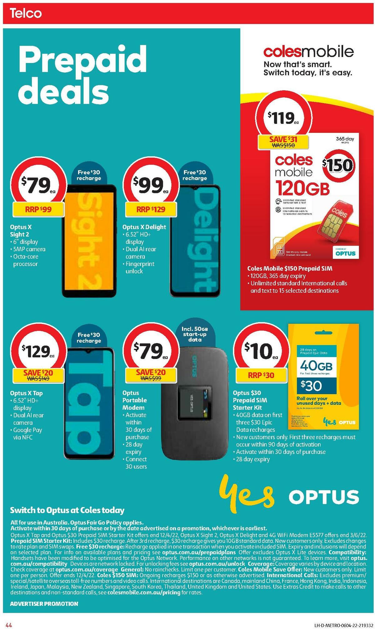 Coles Catalogues from 6 April