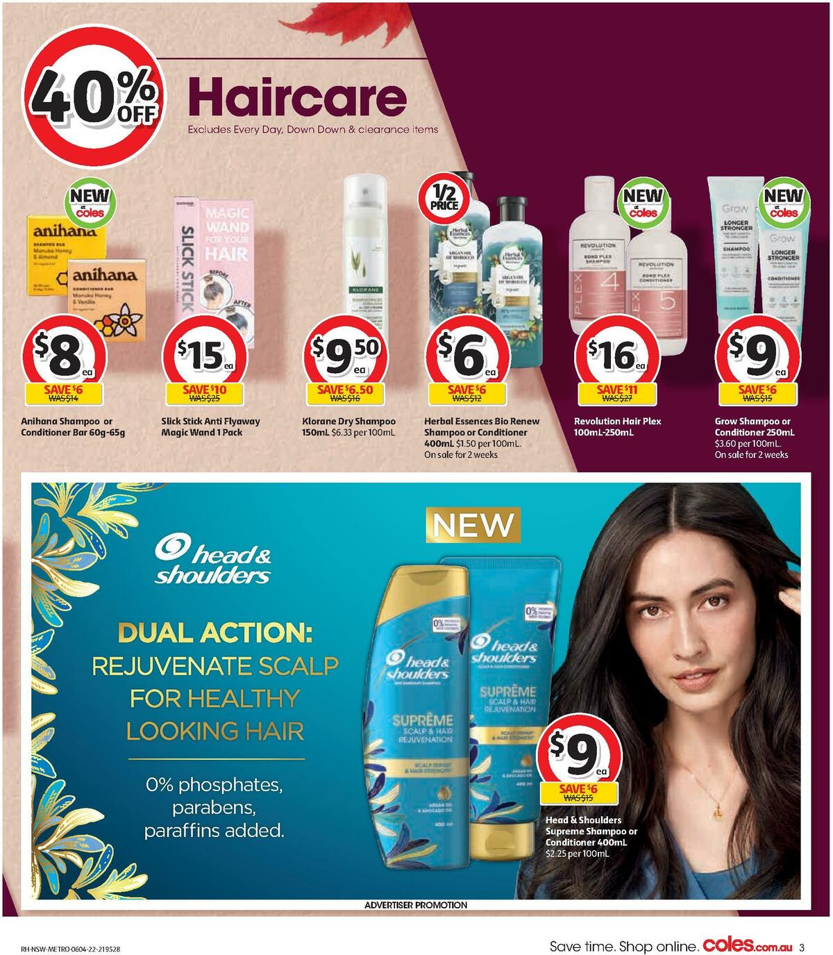 Coles Health & Beauty Catalogues from 6 April