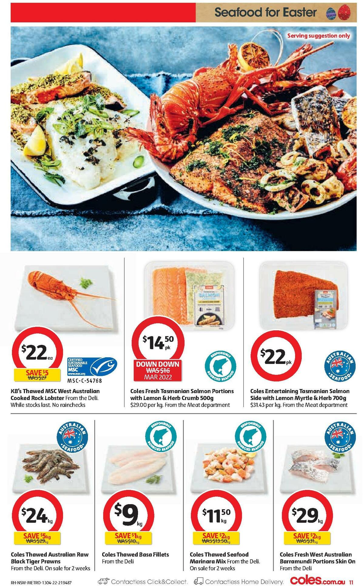 Coles Catalogues from 13 April