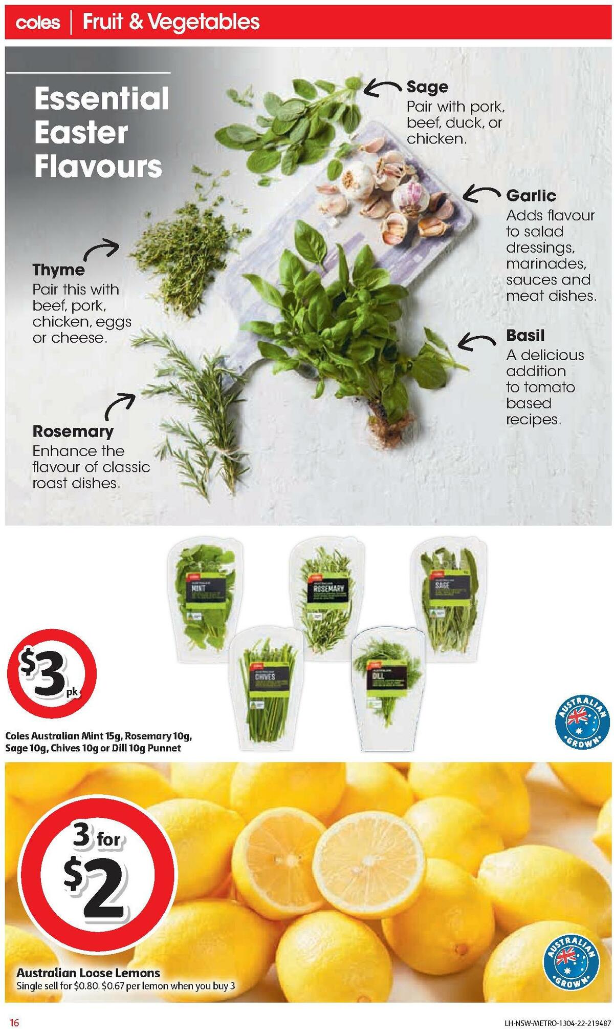 Coles Catalogues from 13 April