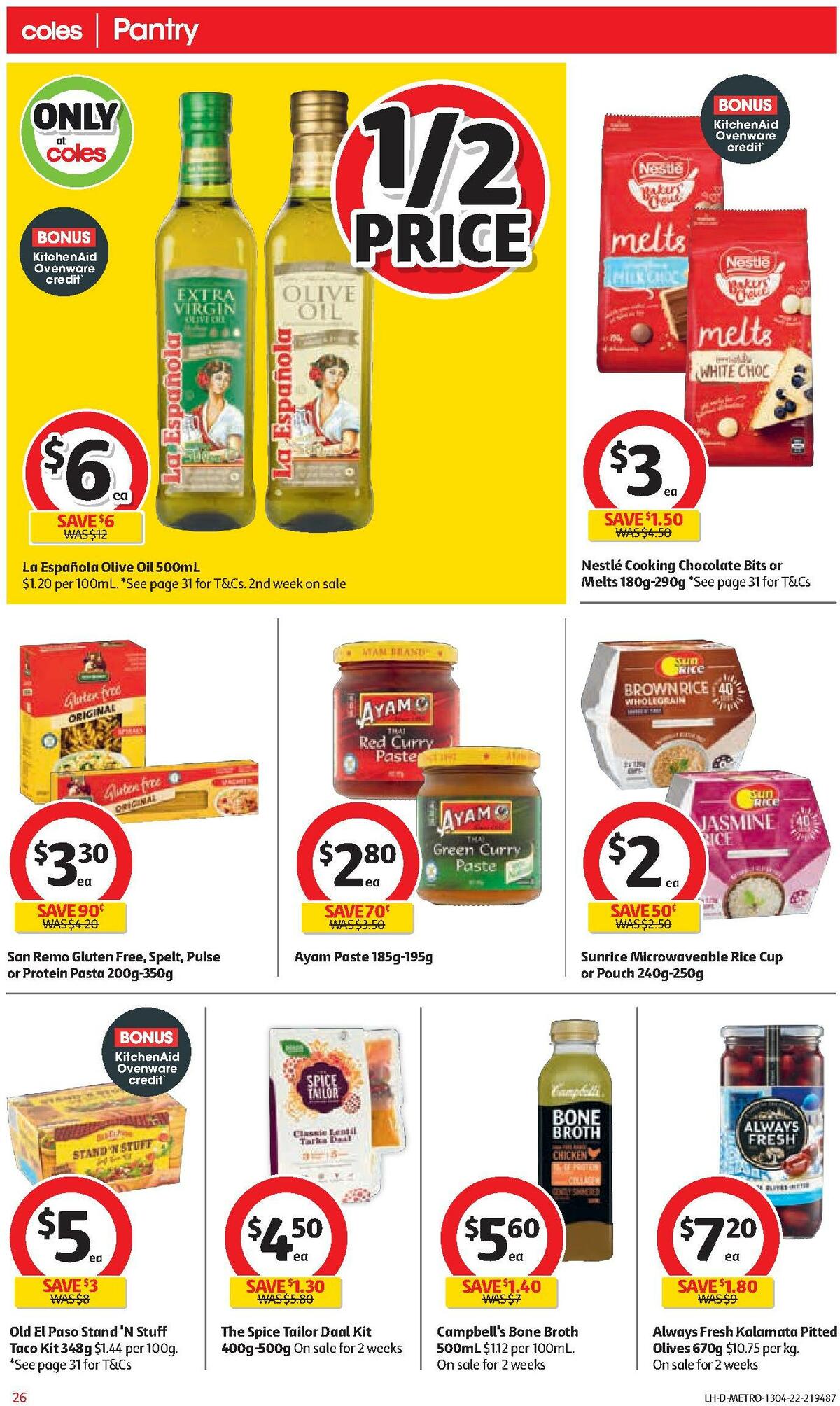 Coles Catalogues from 13 April
