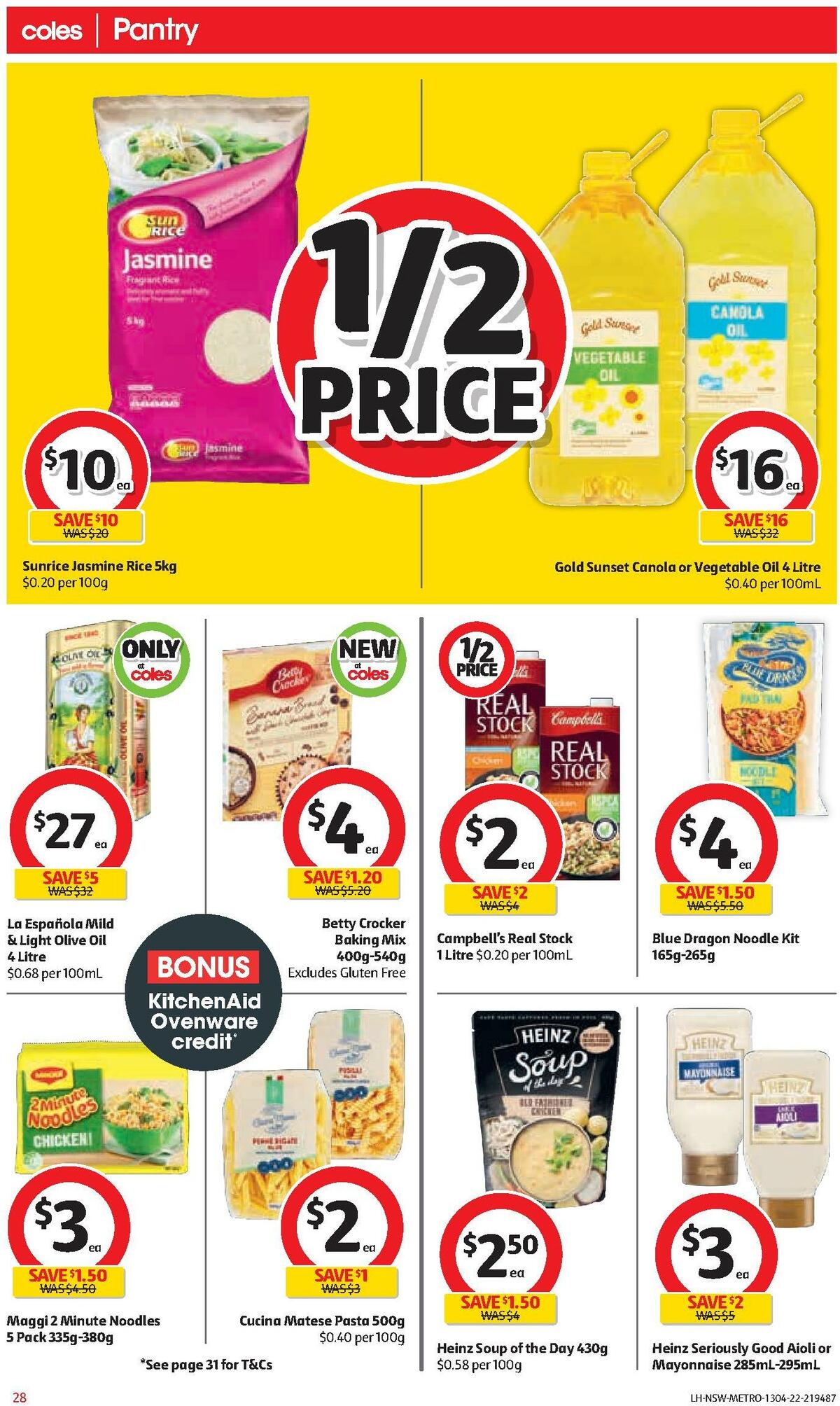 Coles Catalogues from 13 April