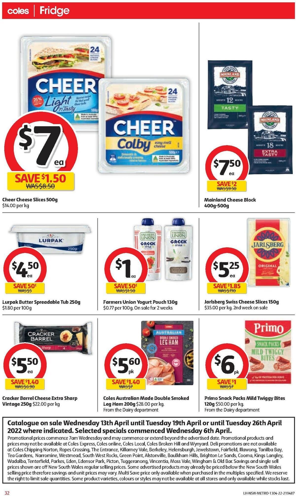 Coles Catalogues from 13 April