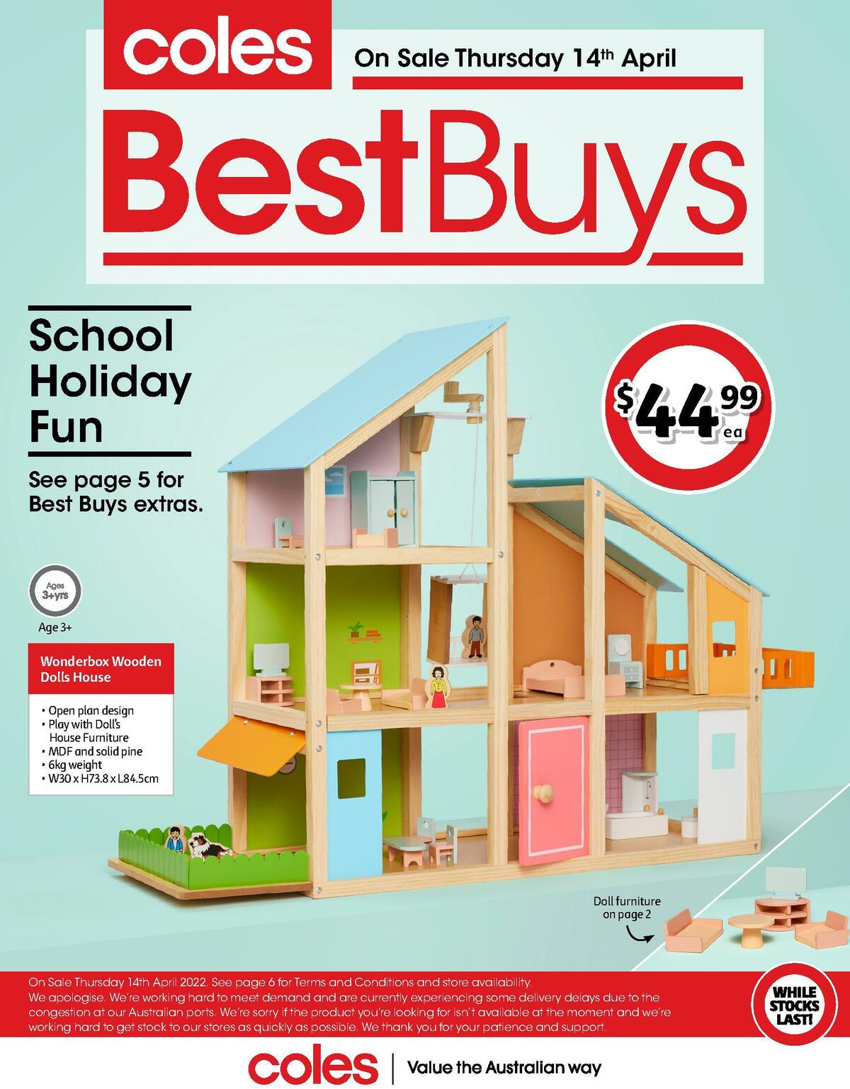 Coles Best Buys - School Holiday Fun Catalogues from 14 April