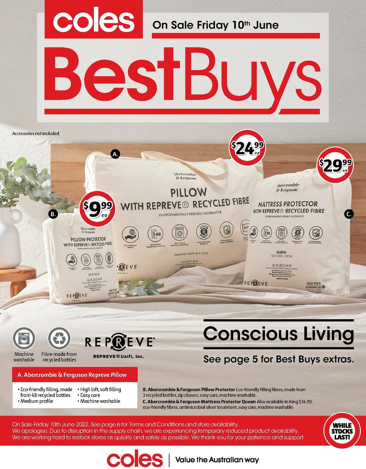 Coles Best Buys - Conscious Living Catalogues from 10 June