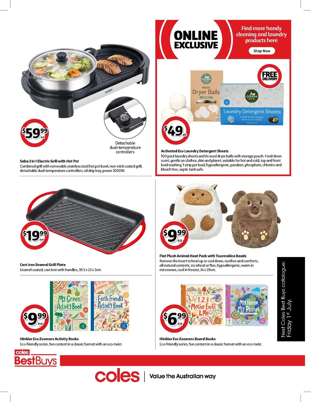 Coles Best Buys - Laundry & Storage Catalogues from 24 June