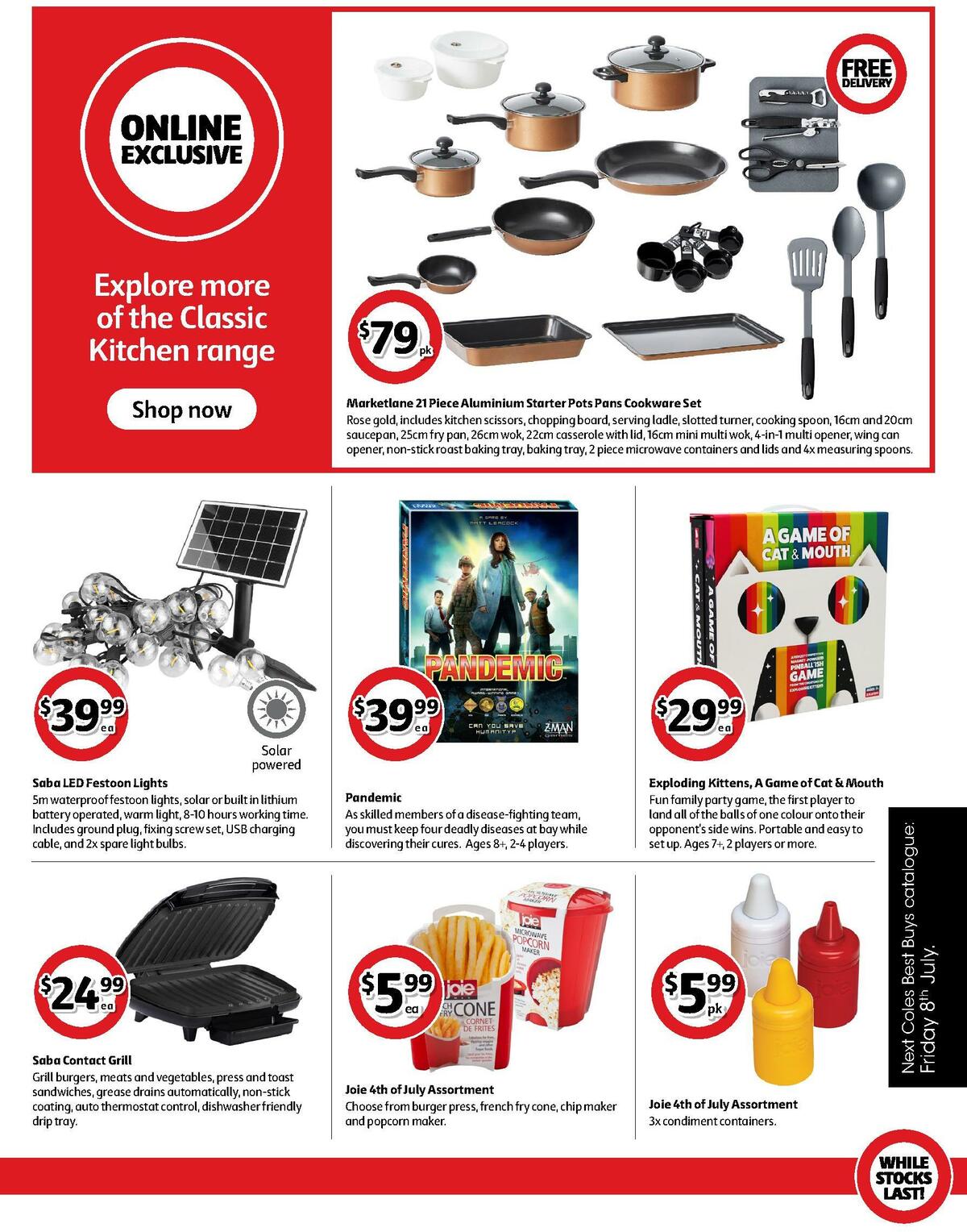 Coles Best Buys - Classic Kitchen Catalogues from 1 July