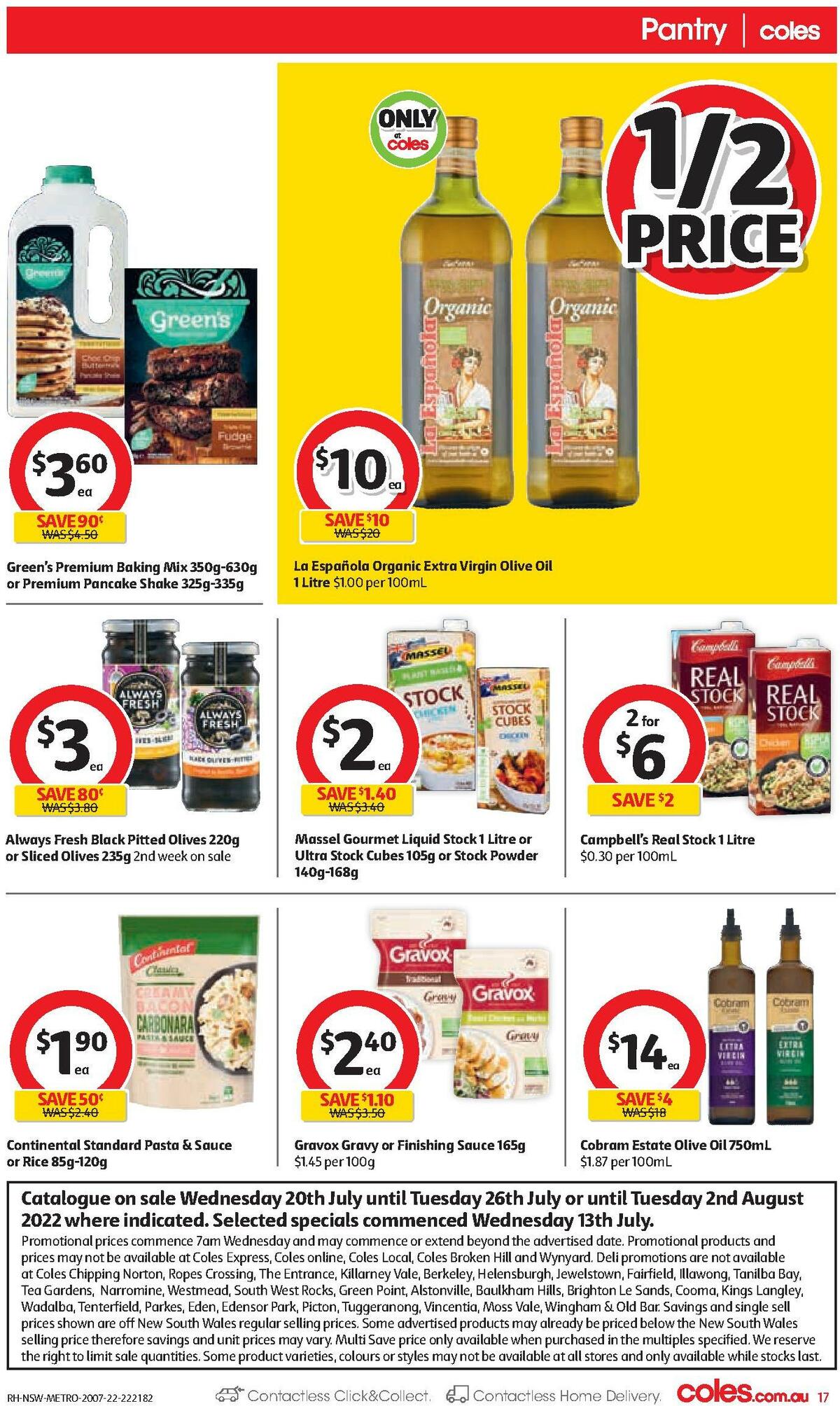 Coles Catalogues from 20 July