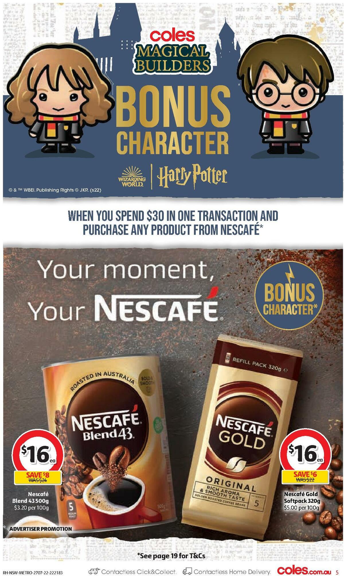 Coles Catalogues from 27 July