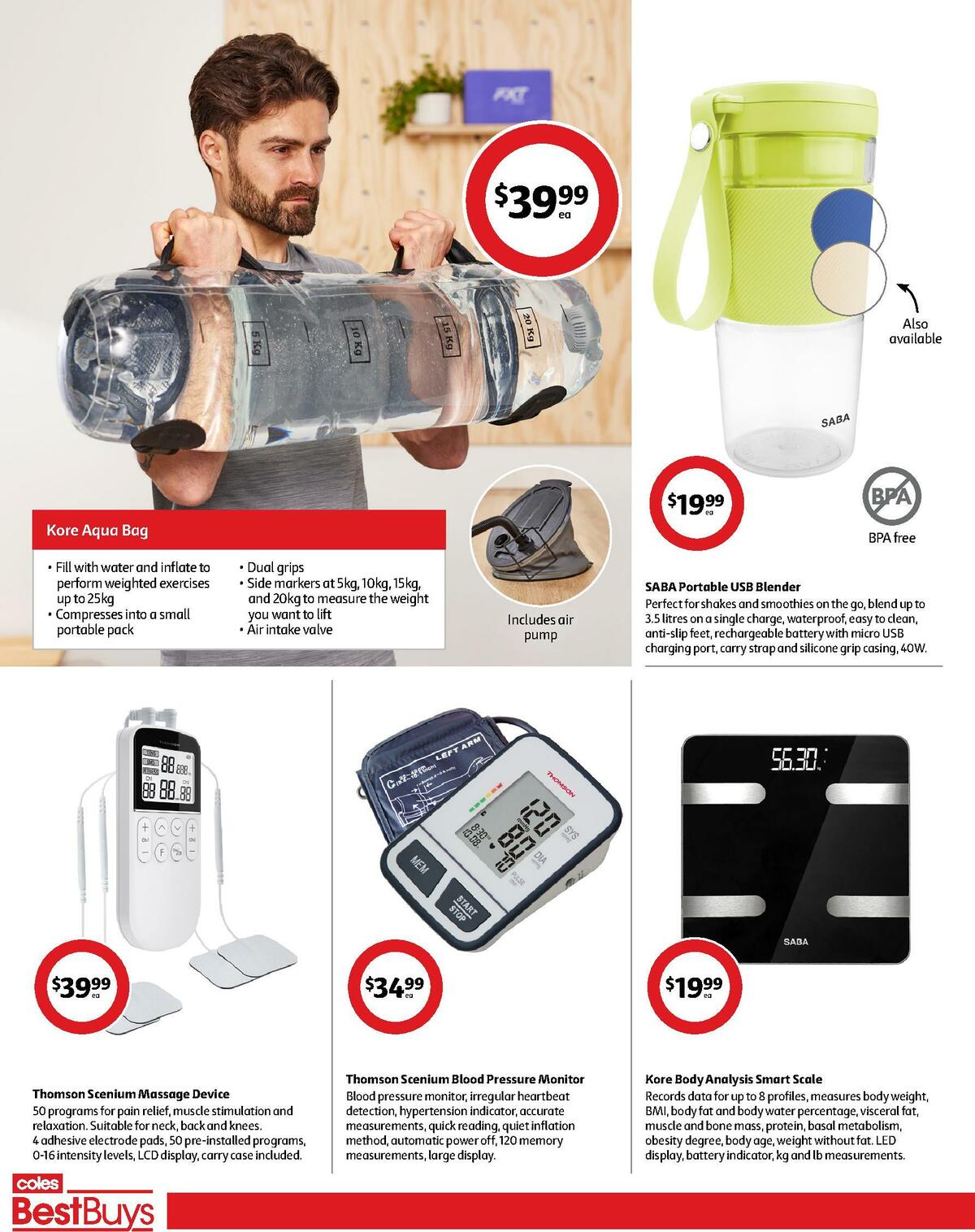 Coles Best Buys - Home Fitness Catalogues from 29 July