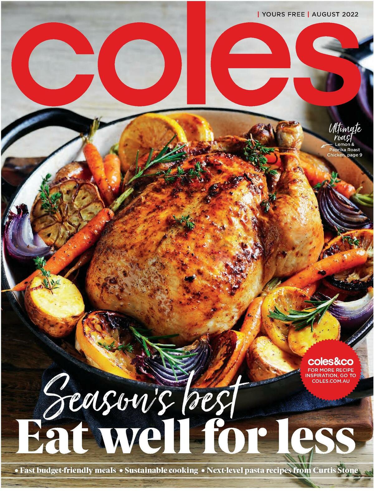 Coles Magazine August Catalogues from 1 August