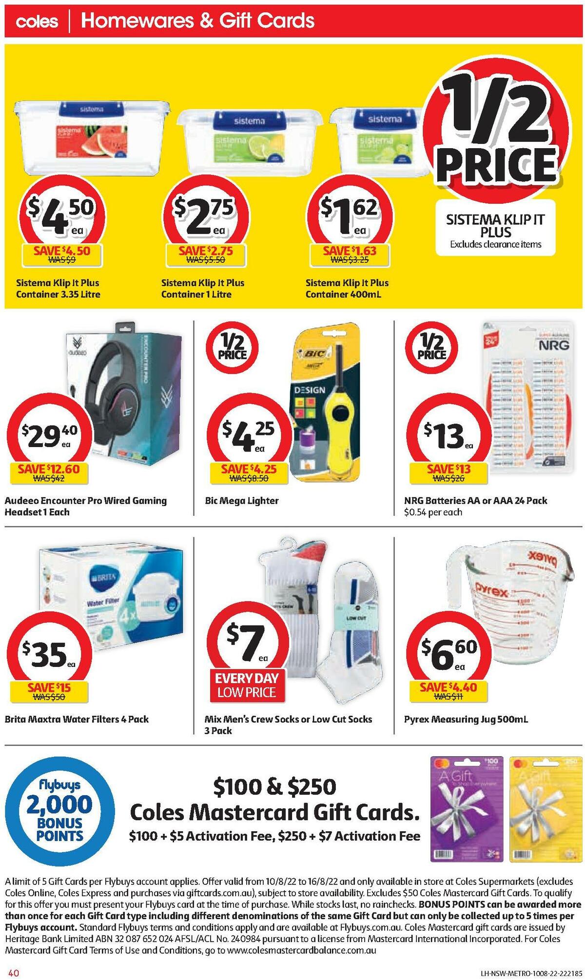 Coles Catalogues from 10 August