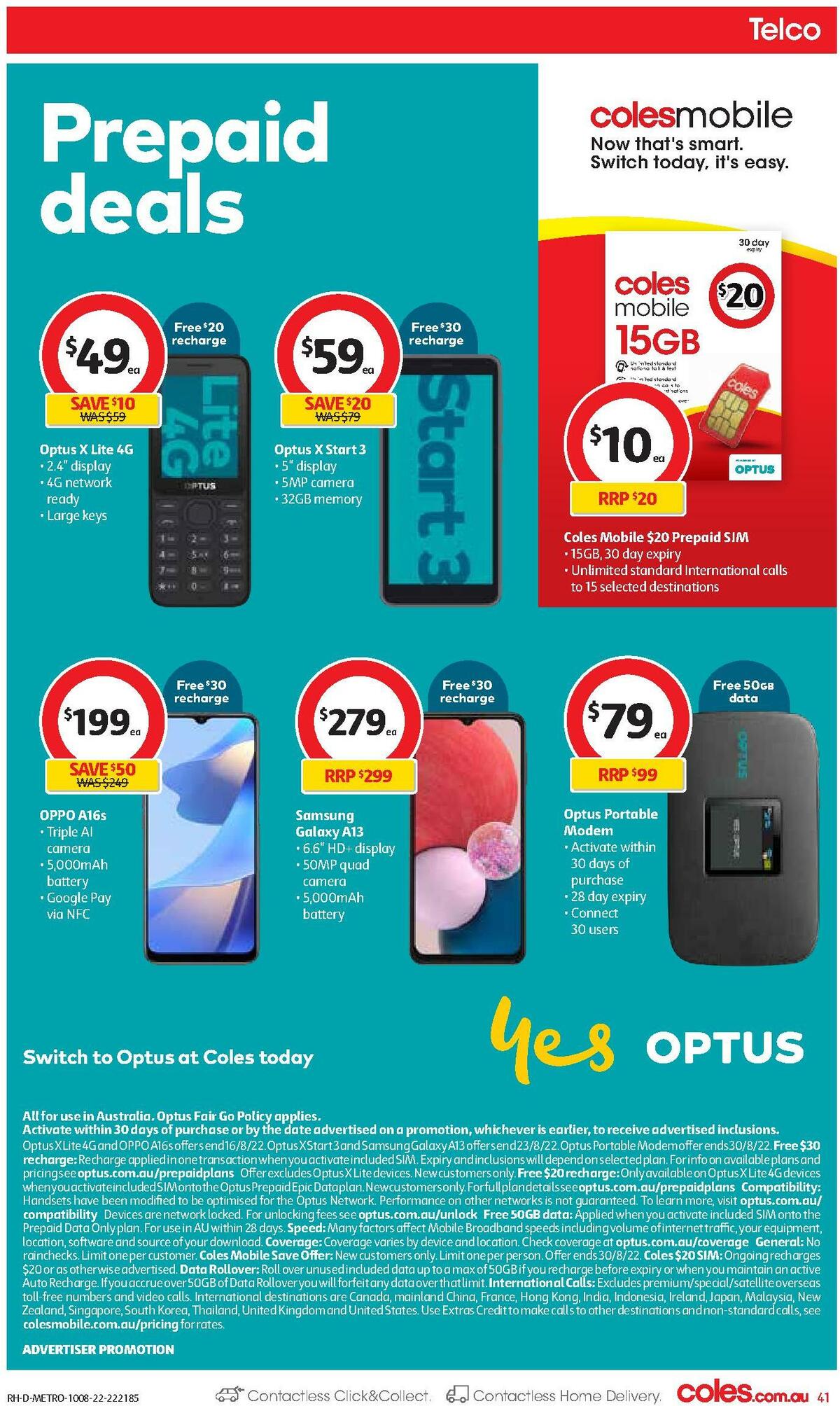 Coles Catalogues from 10 August