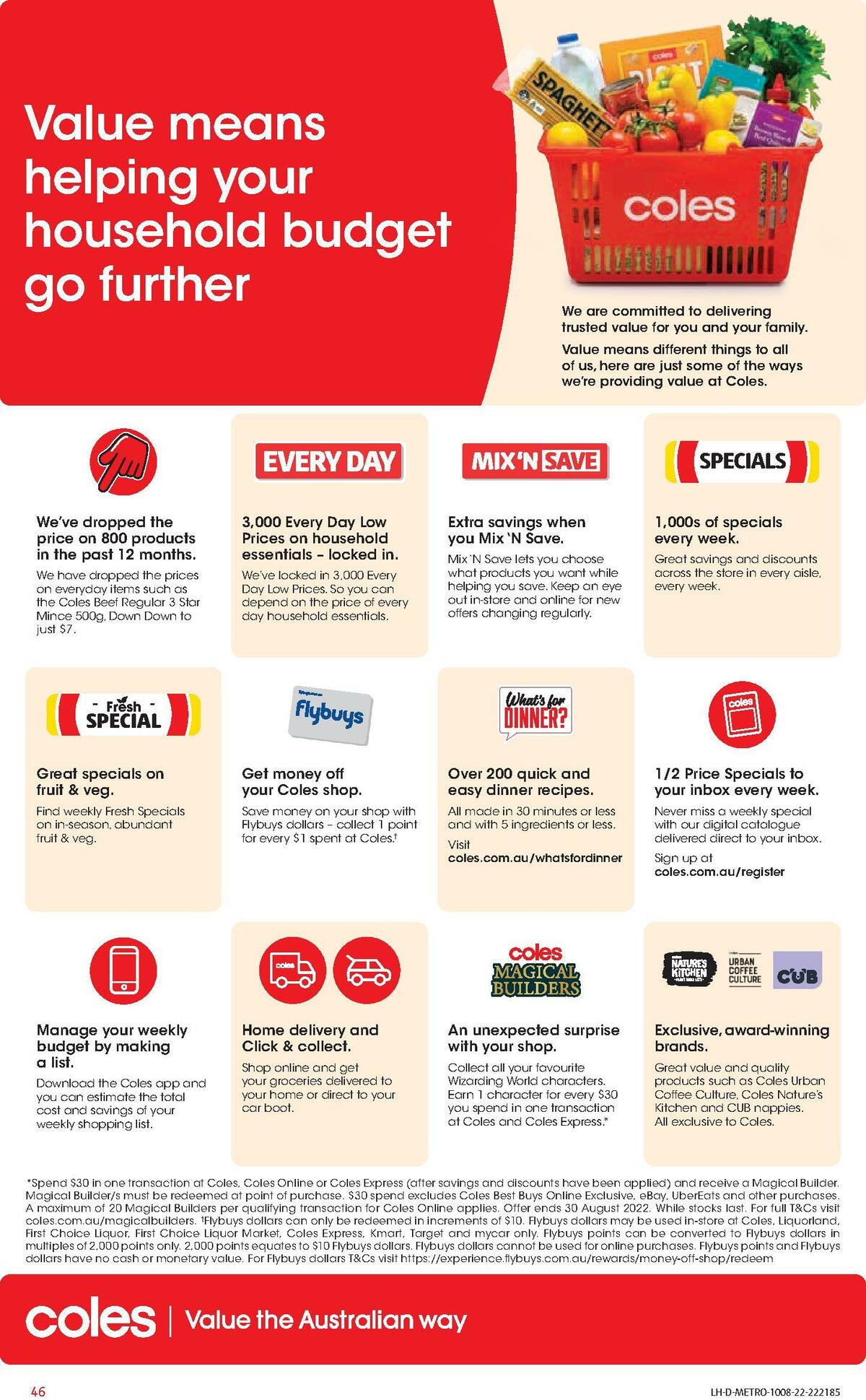 Coles Catalogues from 10 August