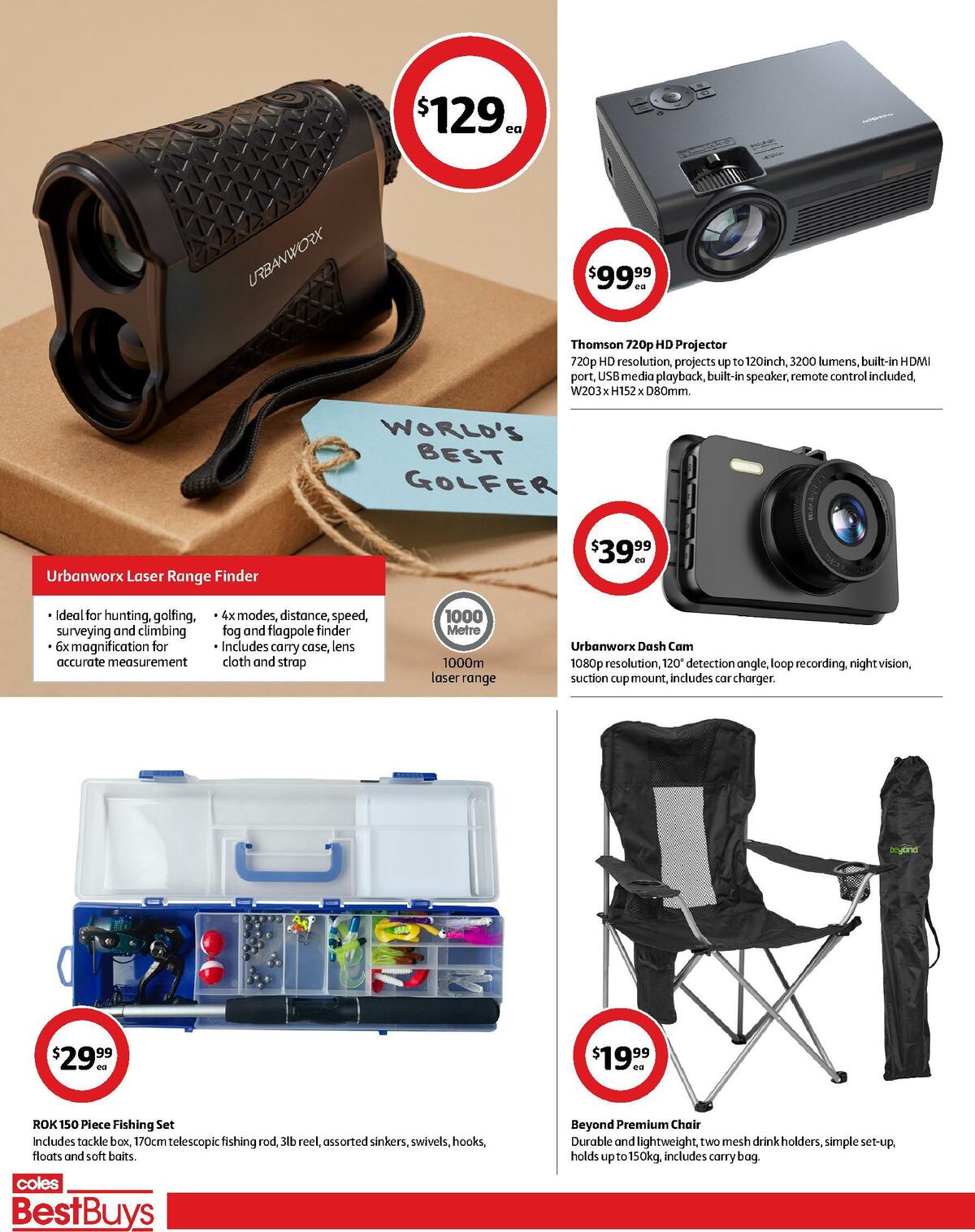 Coles Best Buys - Perfect for Father's Day Catalogues from 19 August