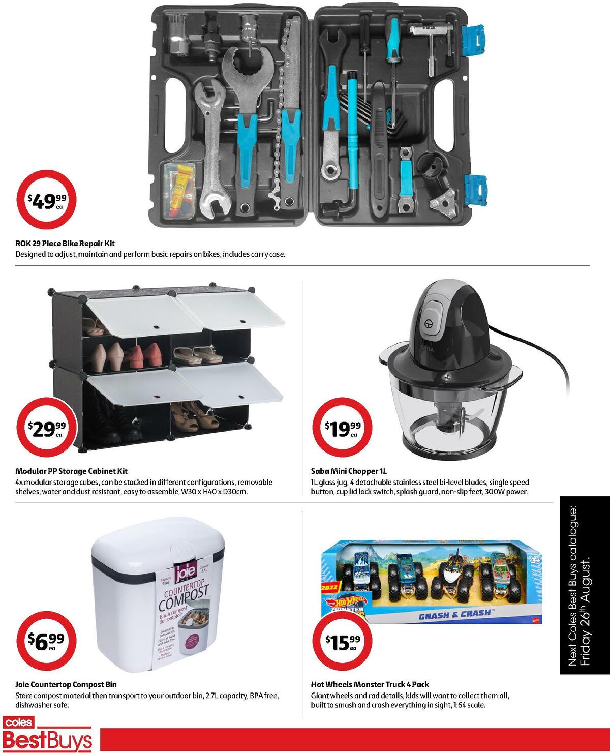 Coles Best Buys - Perfect for Father's Day Catalogues from 19 August