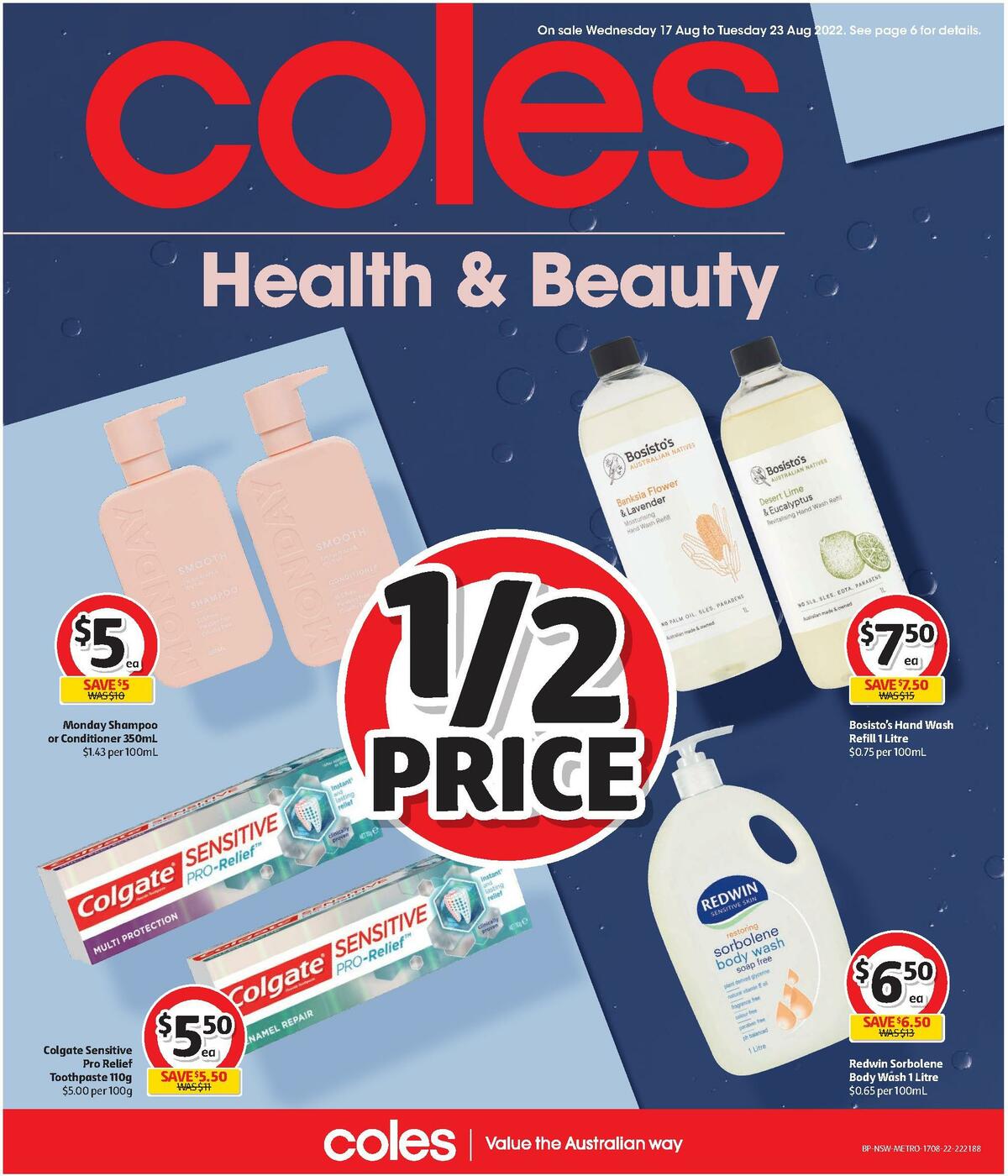 Coles Health & Beauty Catalogues from 17 August